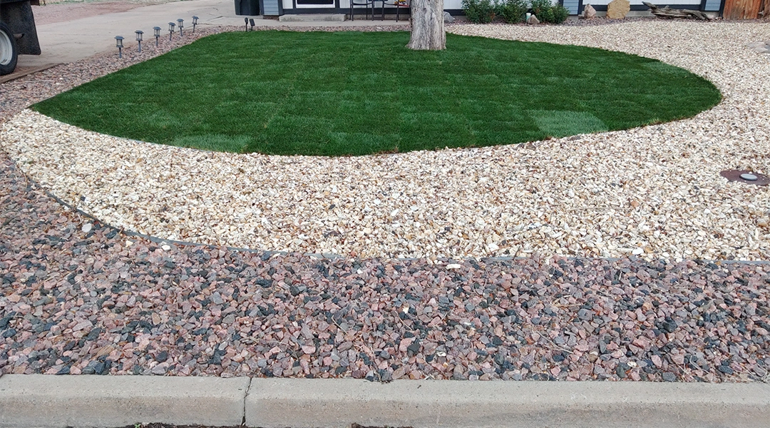 Sod and Rock Landscaping